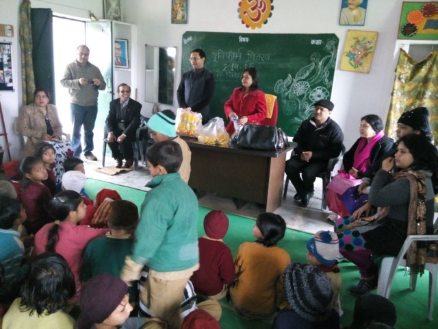 MMA Team with School Staff & Students